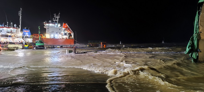 Storm Surge at Søby Shipyard