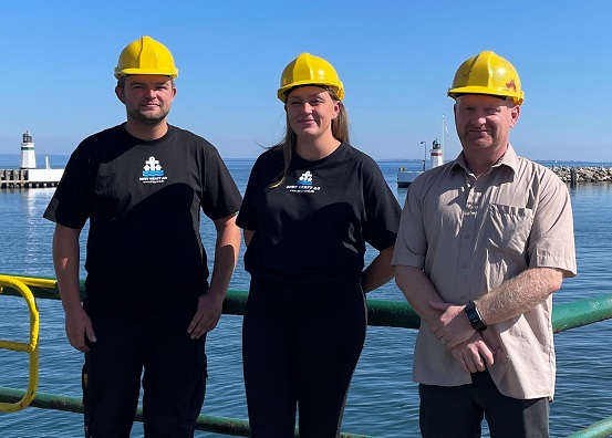 Søren Grønne (left), Sabrina Nielsen (middel) and Carsten Wolff Hansen (right)