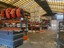 Parts on shelves in cold warehouse