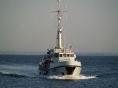 Navy vessel at sea 